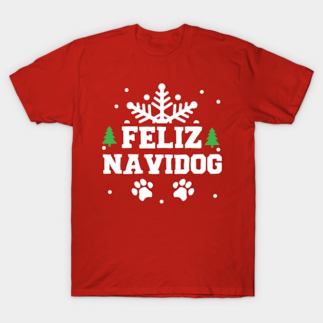 Feliz Navidog (2) T-Shirt by nektarinchen